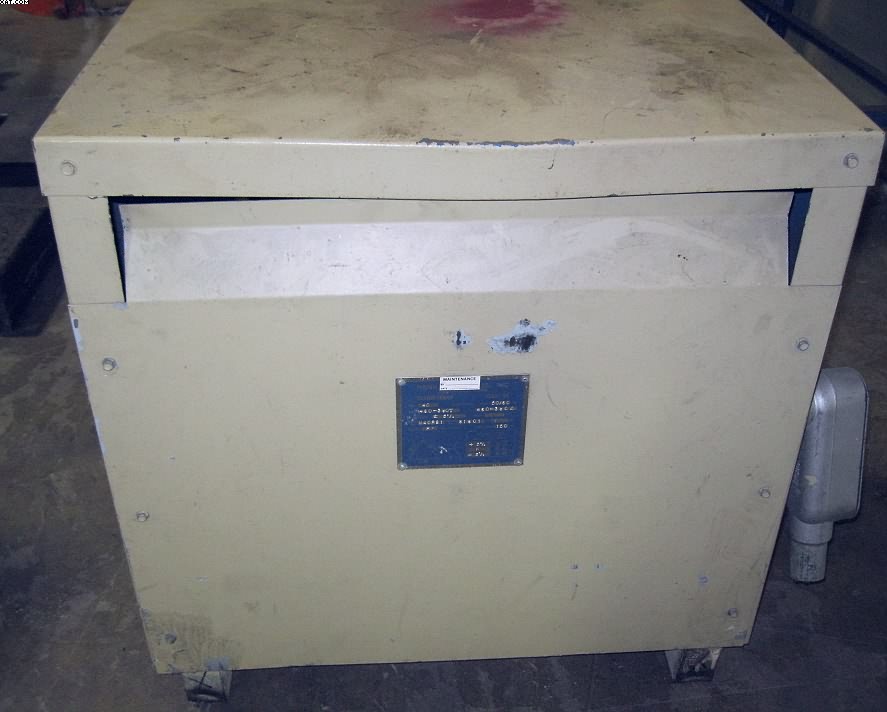 RAPID ELECTRIC Step Down Transformer, 40 kva, 460v to 380v,